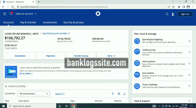 Bank Logs With Email Access June 2023